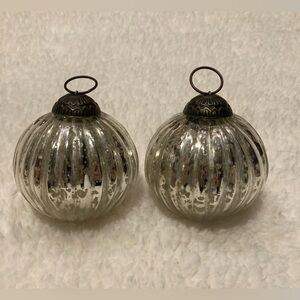 Restoration Hardware Mercury Glass Ornaments